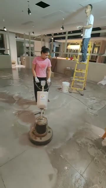 办公室地面保洁 现场实拍