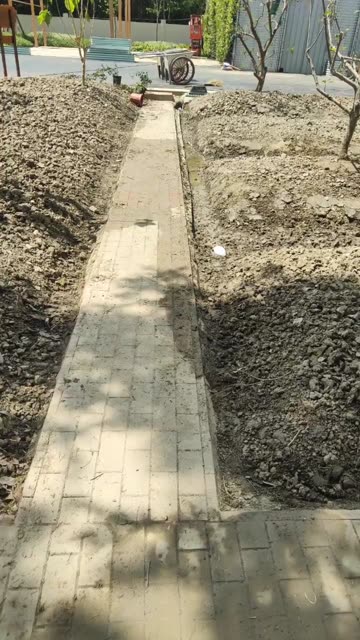 园区地面清洗 现场实拍